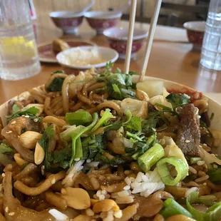 All you can eat. Good place for some fresh cooked Mongolian food.