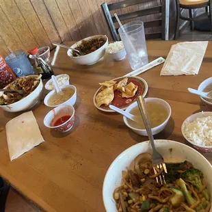 Food unfinished because it taste like garbage.