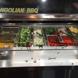 salads, interior