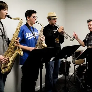 Martin Marinez Directs the Time Frame Horns!