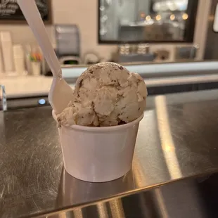 a scoop of ice cream