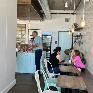 Inside - door to restroom