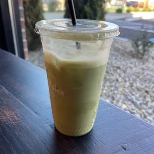 Matcha latte the Glacier View way
