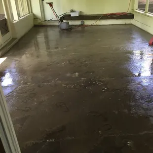 There was another tool to be rented for$250 a day but a $77 floor grinder did the job save me almost $200