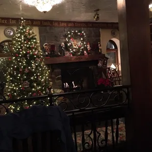 a decorated christmas tree