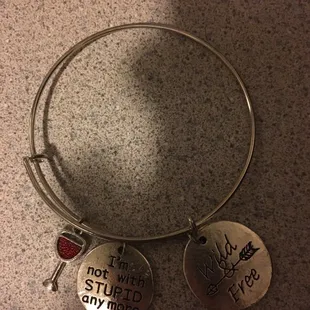 Cute bracelets for sale too.