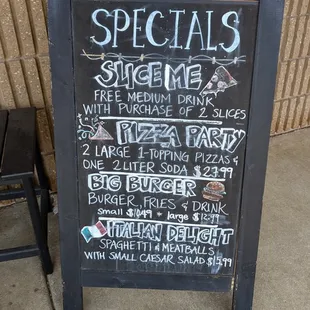 Try their Specials