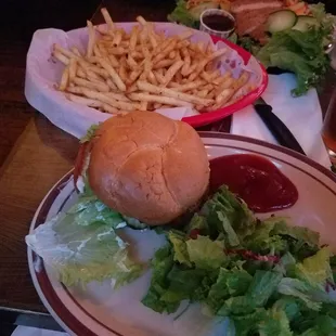 A side of fries is pretty large for $4. Crispy and tasty too !
