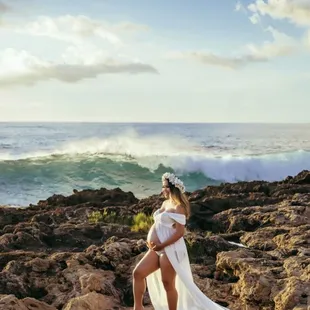 All white haku made for my nieces baby pics.