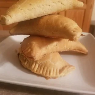 a pile of empanas on a plate