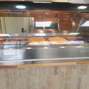 a variety of food items