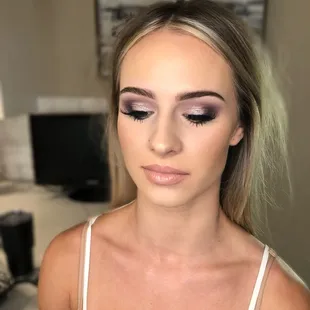 Cool-toned bridal trial