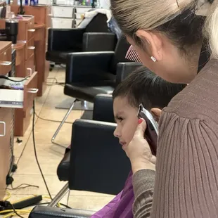 The very 1st time we took him to Olga.