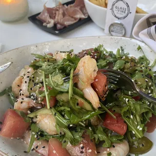 Shrimp and Watermelon Salad