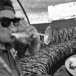 Glass Bar Lounge best wine after a long day conference and tradeshow! Cheers!