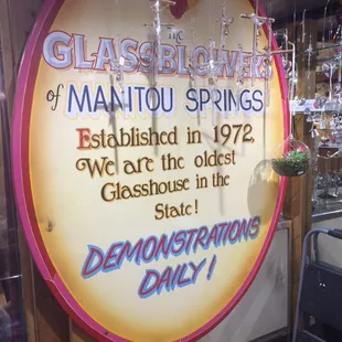 Glass Blowers of Manitou