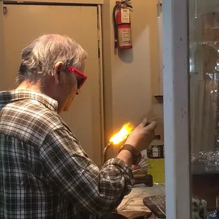 Glass Blowing Demo