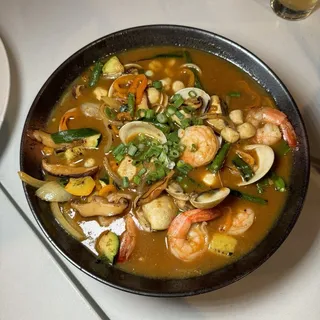 Seafood Curry Noodle Soup