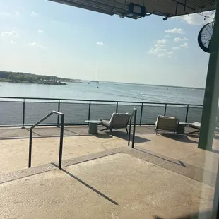 It's hot today- but there is balcony