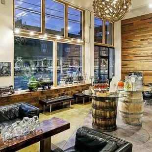 The tasting room.