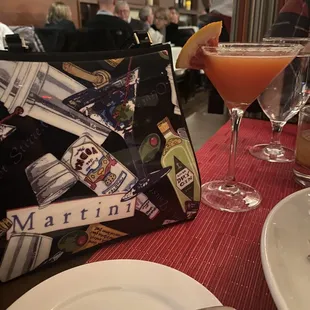 Blood orange martini