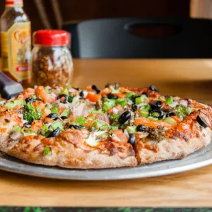 pizza, food