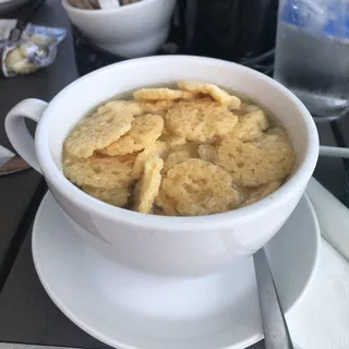 Glass Onion Soup Lunch