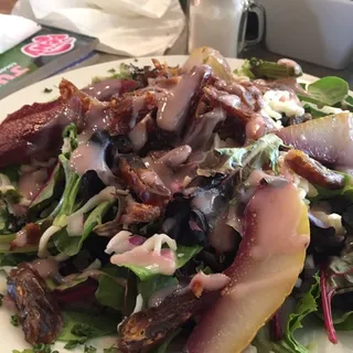 Poached Pear Salad Lunch