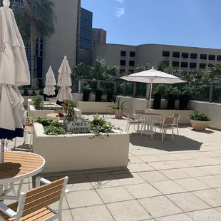Patio on the second floor.