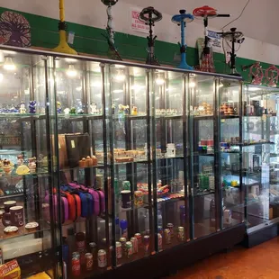Hookahs, grinders,  cases