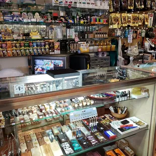 Rolling papers. Wooden pipes. One hitters.