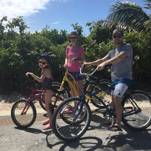 Bike ride around Castaway Cay