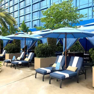 Disneyland Hotel Pool Cabana.