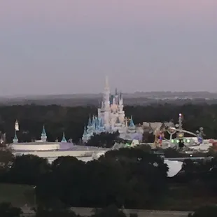 Morning view of Magic Kingdom from Contemporary