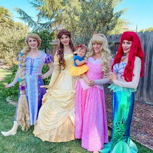 Our princesses enjoy creating magic for all!