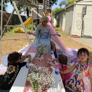 Elsa glass slipper parties