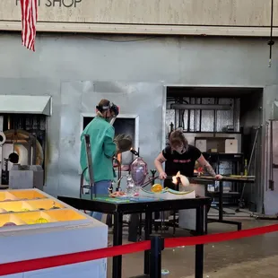 Glass making demo