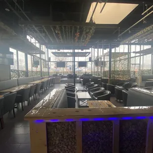the interior of a restaurant