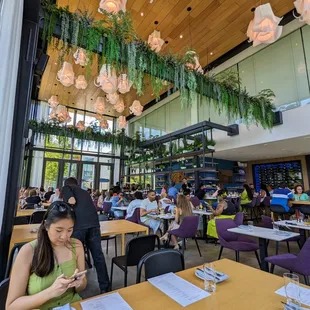 Inside. Dining room and bar. Beautiful interior.