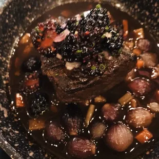 Blackberry Thyme Braised Short Rib
