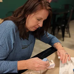 "Ugly" Christmas sweater painting