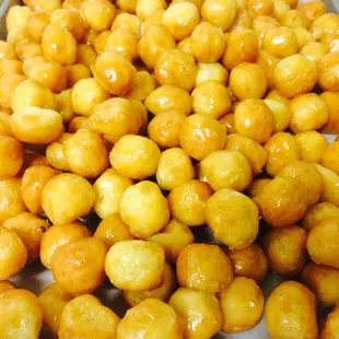 Just got my donut holes, really fresh and soft...