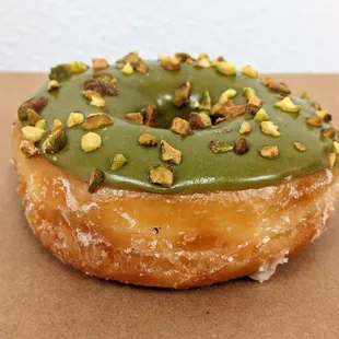 05/01/23 Matcha Green Tea Pistachio Doughnut
