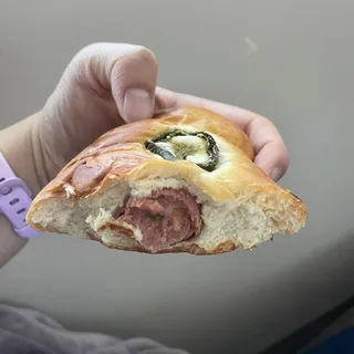 Kolache with Cheese Sausage