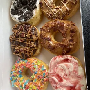 Assorted specialty donuts