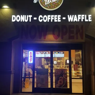 Getting some donuts with the hubby