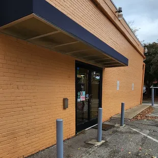 outside
