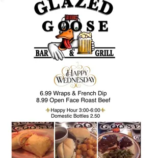 Wednesday at Glazed Goose