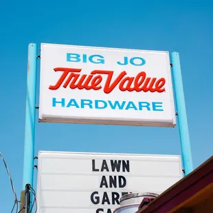 a sign for the store