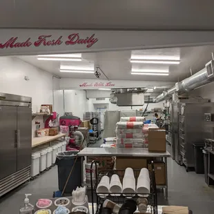 a commercial kitchen